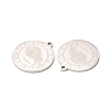 Non-Tarnish 304 Stainless Steel Pendants STAS-A074-03D-P-3