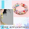 500Pcs ABS Plastic Bead Caps OACR-CJ0002-70-7