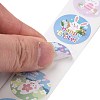 8 Patterns Easter Theme Self Adhesive Paper Sticker Rolls DIY-C060-03B-4
