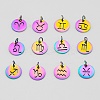 Ion Plating(IP) 201 Stainless Steel Charms STAS-Q237-M003-1-2
