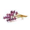 Lavender Flower Dark Orchid Enamel Pins LS-JEWB-Q002-03G-1