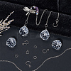 DIY Teardrop Crystal Chandelier Parts Making Findings DIY-SP0001-26-4