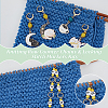 Knitting Row Counter Chains & Locking Stitch Markers Kits HJEW-AB00513-4