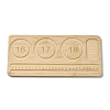 Rectangle Bamboo Bracelet Design Boards X1-AJEW-D057-01-1