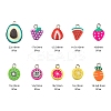 50Pcs 10 Style Handmade Polymer Clay Pendants CLAY-ZZ0001-002-3