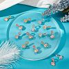 30Pcs 3 Colors Rack Plating Alloy European Dangle Charms MPDL-FH0001-04-4