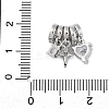 Brass Micro Pave Cubic Zirconia Pendants KK-P289-03P-3