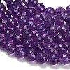 Natural Amethyst Beads Strands G-H329-D01-8mm-A-4