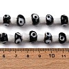 Handmade Evil Eye Lampwork Beads Strands LAMP-S069-01A-02-2