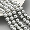Glass Pearl Beads Strands HY-G002-01E-04-2