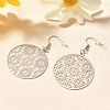 304 Stainless Steel Dangle Earrings EJEW-R015-01P-02-1