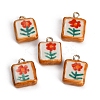 Handmade Porcelain with Brass Pendants PR-CBAB520-09B-1