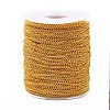 Brass Twisted Chains CHC-Q001-3x2mm-G-3