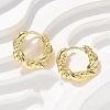 Brass Hoop Earrings EJEW-Q015-03G-02-5