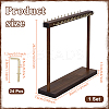 2Pcs Wood Necklace Organizer Display Stands NDIS-WH0016-15A-01-3