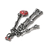 Halloween Alloy Enamel Big Pendant Rhinestone Settings LS-ENAM-G217-01-3
