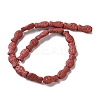 Fish Dyed Natural Lava Rock Beads Strands G-O126-01A-09-2