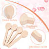 Gorgecraft 4Pcs Beechwood Spoon Mold DIY-GF0005-09-4