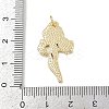 Brass Enamel Pendants KK-P323-02B-G-3