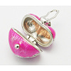Brass Prayer Box Pendants KK-Q198-3-3
