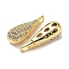 Brass Micro Pave Cubic Zirconia Pendants KK-H460-08G-2