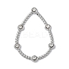 Stainless Steel Color 304 Stainless Steel Rhinestonet Pendants STAS-Q312-02C-P-1