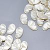 Natural White Shell Mother of Pearl Shell Cabochons SSHEL-S264-060-1