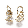 Brass Charms KK-L179-08Z-G-2