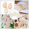 Unfinished Blank Wooden for Painting Arts WOOD-WH0048-18A-5