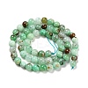 Natural Chrysoprase Beads Strands G-P503-8MM-03-3