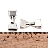 Tibetan Style Alloy Fold Over Clasps TIBE-R308-05AS-RS-4