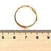 Flower 304 Stainless Steel Finger Rings for Women RJEW-M103-03G-3