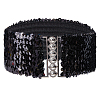 Sparkle Sequins Wide Elastic Dress Belts AJEW-WH20128-026P-01-1