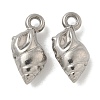 Anti-Tarnish 304 Stainless Steel Pendants STAS-Q334-57P-1