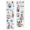 Independent Living Themes Label Paster Picture Stickers DIY-Q038-04A-1