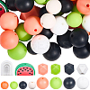 Summer Theme Silicone Focal Beads SIL-SC0002-71-1