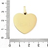 304 Stainless Steel Stamping Blank Tag Pendants STAS-Z126-02G-02-3