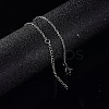 304 Stianless Steel Cable Chain Bracelet Making STAS-CJ0001-134P-6