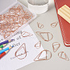 200Pcs 3 Style Carbon Steel Paper Clips FIND-TA0002-18RG-7