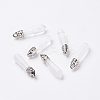 Natural Quartz Crystal Pointed Pendants X-G-P309-06-1