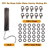 DIY 3m Brass Cable Chain Jewelry Making Kit DIY-YW0005-75B-3