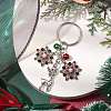 Alloy with Cubic Zirconia  Keychain KEYC-JKC00865-2