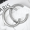 304 Stainless Steel Cuff Bangles for Men Women BJEW-Q042-06P-1