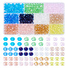 330Pcs 11 Colors Electroplate Glass Beads Strands EGLA-TA0001-94-1
