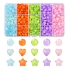 575Pcs 15 Style Imitation Jelly Acrylic Beads MACR-YW0001-79-1