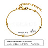 304 Stainless Steel Satellite Chains  Bracelets for Women FS-WGD0AED-05-1