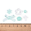 Transparent & Opaque Acrylic Beads TACR-T028-26E-4