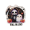 Halloween Theme Opaque Printed Acrylic Pendants SACR-S034-05A-1