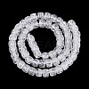 Crackle Transparent Glass Beads Strands GLAA-N069-03A-10-2