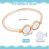 6Pcs Alloy Heat Transfer Charm Blank Cuff Bangle Making FIND-PH0024-44-2